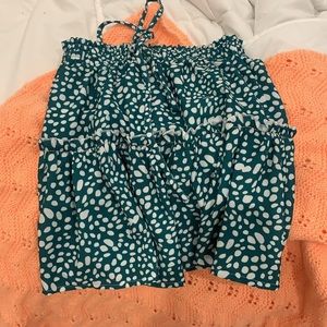 adorable green tie skirt!